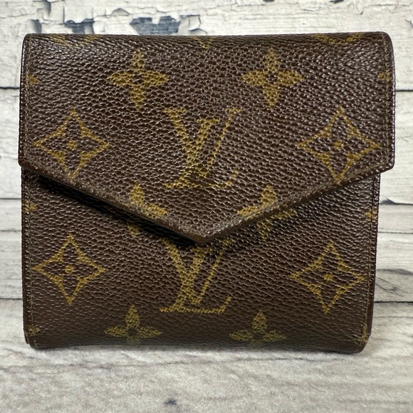 Louis Vuitton Portefeiulle Elise Trifold Wallet Monogram Canvas Leather - Picture 2 of 14